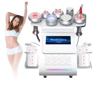 JIADUOFU Vacuum 80k Ultrasonic Cavitation Machine,9 in 1 Radio Frequency Body Removal Fat Photorejuvenation EMS Weight Loss Machine Anti-wrinkle Sculpting Beauty Device A