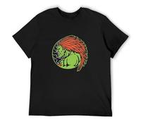JIAERLE TOYS Blanka Street Fighter Shirt Video Game Retro Gamers Gift T-Shirt Black M