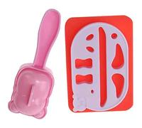 JiaerlZeki Rice Mould PP PS Silica Gel Sushi Mold Simple Nori Punch Maker for Restaurants Camping Families