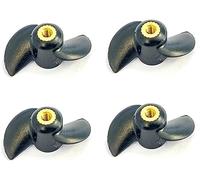 JIAFANRC 4PCS Replacement Propellers for VOLANTEX Boat, Compatible with 795-3 Vector30/795-4 Vector XS/795-5 Atomic XS/795-6 Vector Racing (P7950309)