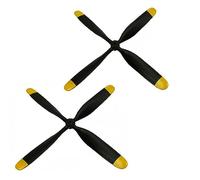 JIAFANRC Propeller Four-Blade 2pcs P7680109 for VOLANTEX RC Plane 768-1 Mustang P51D 750mm Warbird Parts,2pcs