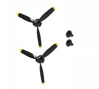JIAFANRC Propeller Full Set 3 Blade P7611204 for VOLANTEX RC Plane 761-12 Spitefire 400mm /761-15 Zero 400mm,2sets