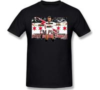 Jiaggoyrx Cm Punk Best in The World T-Shirt Black Shirt Men's Top Tee Size XL