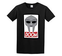 Jiaggoyrx Mf Doom Logo Mens 100% Cotton Tshirt Size L Black