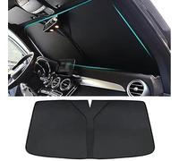 JIAGHUI Car Sunshade Shield For Peugeot 208 2019-2024, Magnetic Front Windshield Mesh Curtain Window Sun Shade Visor Protection Shading