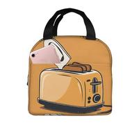 JIAGLINDE Cute Crying Chainsaw Print Insulated Lunch Bag, Large Capacity Office Lunch Box With Handle, Reusable Men Women Refrigerated And Insulated Picnic Bag.