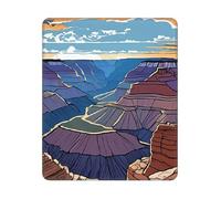 JIAGLINDE Grand Canyon Print Square Cloth Mousepad, Non Slip Washable Rubber Base Mousepad for Office Desktop Laptops Wireless Mice 10x12 in.