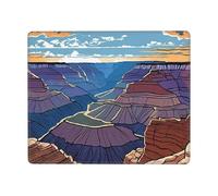 JIAGLINDE Grand Canyon Print Square Cloth Mousepad, Non Slip Washable Rubber Base Mousepad for Office Desktop Laptops Wireless Mice 7x9 in