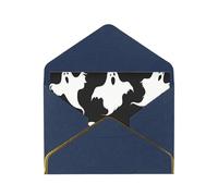 JIAGLINDE Halloween Goth Print Advanced Feeling Blank Greeting Cards Pearl Paper Envelopes Anniversary Cards Thank You Cards,Wedding Wishes Birthday Thanksgiving Christmas Card.