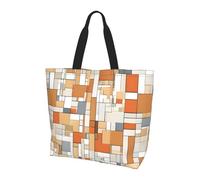 JIAGLINDE Mid Century Modern Print Tote Bag Women Single Shoulder Leisure Bag Multi-Purpose Large Shopping Bag