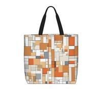JIAGLINDE Mid Century Modern Print Tote Bag Women Single Shoulder Leisure Bag Multi-Purpose Large Shopping Bag.