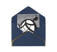 JIAGLINDE Musical Theme Music Clefs Print Advanced Feeling Blank Greeting Cards Pearl Paper Envelopes Anniversary Cards Thank You Cards,Wedding Wishes Birthday Thanksgiving Christmas Card.