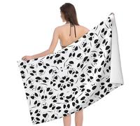 JIAGLINDE Panda Cute Printed Pattern Print Soft Microfiber Extra Large Bath Towel,Super Absorbent Travel Swimming Beach Towel Men's and Women's Bathroom Towels,52x32in