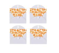 JIAGLINDE Peach Print Blank Greeting Cards, Love Buttons, Pearl Paper Envelopes Suitable For Various Occasions - Anniversary Cards, Thank You Cards, Holiday Cards, Wedding Cards, Congratulations.