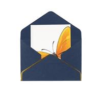 JIAGLINDE Pretty Butterflies Print Advanced Feeling Blank Greeting Cards Pearl Paper Envelopes Anniversary Cards Thank You Cards,Wedding Wishes Birthday Thanksgiving Christmas Card.