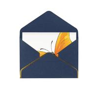 JIAGLINDE Pretty Butterflies Print Advanced Feeling Blank Greeting Cards Pearl Paper Envelopes Anniversary Cards Thank You Cards,Wedding Wishes Birthday Thanksgiving Christmas Card.