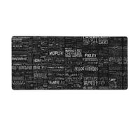 JIAGLINDE Programmer Programming Code Print Oversize Cloth Mousepad 16x35.5 in, Non Slip Washable Rubber Base Keyboard Pad for Office Laptops Desktop Wireless Mice