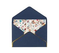 JIAGLINDE Rose Gold Marble Design Background Print Advanced Feeling Blank Greeting Cards Pearl Paper Envelopes Anniversary Cards Thank You Cards,Wedding Wishes Birthday Thanksgiving Christmas Card.