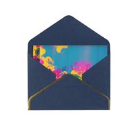 JIAGLINDE Scrawled-Upon Wall Print Advanced Feeling Blank Greeting Cards Pearl Paper Envelopes Anniversary Cards Thank You Cards,Wedding Wishes Birthday Thanksgiving Christmas Card.