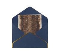 JIAGLINDE Snake Skin Print Advanced Feeling Blank Greeting Cards Pearl Paper Envelopes Anniversary Cards Thank You Cards,Wedding Wishes Birthday Thanksgiving Christmas Card.