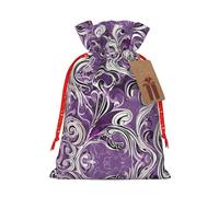 JIAGLINDE The Sea Witch Inspired Print Christmas Gift Bags Xmas Present Bags With Gift Tag Candy Bags For Wrapping Gifts For Halloween Birthday Wedding (S/M).