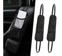 JIAHAI 2 Pcs Car Seat Organiser for Dacia Lodgy 2012-2017 2017-, Car Seat Side Storage Bag, Foldable Cargo Net Storage for Car Backseat Cover, Front Seat Mesh Hanging Bag