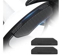 JIAHAI 2Pcs Car Side Mirror Rain Guard for Ford Bronco 2021-2023, Rainproof Car Rear View Mirror Rain Visor Guard, Carbon Fiber Texture Side Mirror Rain Protector