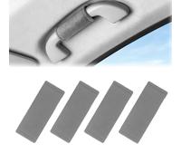 JIAHAI 4PCS Car Interior Door Handle Protective Cover for Mercedes Viano W639 2003-2014, Pull Handle Covers, Soft Grab Handles Protector, Protective Handle Decoration Inside,Grey
