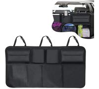 JIAHAI Car Boot Organiser for Mitsubishi Eclipse Cross 2018-2025, Foldable Car Boot Tidy, Hanging Trunk Organizer, Multi-Pocket Travel Storage with Enhanced Magic-Stick