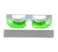 JIAHAO New Sexy Fun Ladies Styles Handmade Reusable Long Thick Fancy Party Feather False Eyelashes Makeup Eye Lashes (Green)