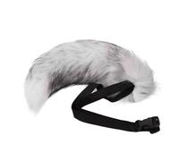 JIAHG Faux Fox Tail Belt, Plush Fur Waist Strap Accessory, Detachable with Adjustable Buckle, Soft Bag Charm & Cosplay Costume Piece for Women, Festival, Rave, Halloween Dress-Up, Photo Prop
