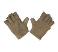 JIAHG Scary Scarecrow Halloween Gloves Scary Skull Hessian Party Cosplay Handwear Costume Zombie Witch Wizard Demon Gloves Scarecrow, brown, M