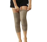 JIAHG Thermal Knit Knee Warmers for Arthritis & Cold Knees, Winter Warm Stretchy Knee Sleeves Night Sleep Knee Wrap Leg Warmer Soft Non-Slip Warming Knee Support Protectors for Men Women Elderly