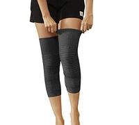 JIAHG Thermal Knit Knee Warmers for Arthritis & Cold Knees, Winter Warm Stretchy Knee Sleeves Night Sleep Knee Wrap Leg Warmer Soft Non-Slip Warming Knee Support Protectors for Men Women Elderly