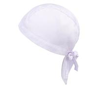 JIAHG Unisex Chef Skull Cap Professional Catering Chef Hat Men Women Kitchen Cooking Headwear Waiter Adjustable Bandana Cap Tea Cafe Restaurant Working Pirate Cap