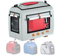 JIAHOO Generator Cover, Portable Generator Cover, Generator Running Cover, Can Be Rolled Up and Opened All Around, 21.7 Lx 13.8Wx17.4H inches, Beige.