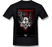 JIAJIAHONG Mens Cool DevilDriver Logo T-Shirt Black Size XXL