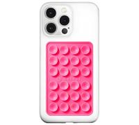 JiaJiuTong Anteel Medium-Sized Silicone Suction Phone Case Adhesive Mount, Durable, Hands-Free Sticky Phone Holder, Upgraded Thickened and Enhanced Suction Power Sticky Phone Grip, 2.28"x3.46" (Rose)