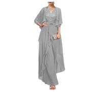 JIAJUPA Mother of The Bride Pant Suits for Wedding Pantsuits for Women Dressy Wedding Guest Mother of Groom Pant Suits Silver Size 32