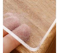 JIAJUTUI001 Table Protectors for Dining Room Tables 1.5mm Clear Table Cover Protector Waterproof non-slip PVC Protective Table Pad Transparent Mat for Office Desk,Clear Pvc Tablecloth (95x180cm)