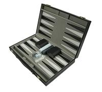 Jiakalamo Backgammon Set, Travel Backgammon, PU Leather Backgammon Sets, Board Games, Handy Folding Travel Case, Game Chess Board for Adults and Children(size:38x23x5.5cm)