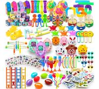 Jiakora 120 pcs Fidget Toys Kids Pack - Party Favours, Pinata Fillers, Classroom Prizes, Stress Relief, Treasure Chest Goodie Bag Rewards with Pop its for ADHD, Christmas Gifts For Boys Girls Ages 3+