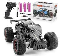 Jiakora Remote Control Cars, 2.4GHz High-Speed RC Car for Kids, 1:16 Scale 2WD Off-Road Monster Truck with 3 Batteries for 60min Playtime, Electric Remote Control Vehicle Toys for Age 3+ Boys & Girls
