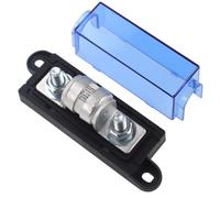 JIAKUPA 400 Amp Class T Fuse with Block, Operating 500V DC, 400A IR 10KA Fuse ANL Block for Inverters, ATV, RV, Boat, Cars, Truck, Car Stereos Systems