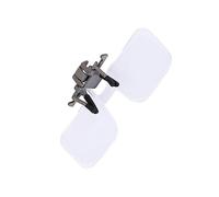JIALWSJWAN Magnifying Glass Clip-On 2X Magnifier Hands-Free Eyeglass Magnifier for Reading Electronics Watch Repair Needlework Crafts