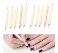 JIAMIAN 10 Pcs Embossing Stylus Set with Different Size Double End Tracing Dotting Tool Stylus, Nail Dotting Pen, Embossing Art, for Carbon Transfer Paper Painting