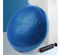 JIAMIAN Balance Pad, Inflatable Core Trainer, Balance Ball, Training Cushion, Chair Sensation Pad, Inflatable Anti Slip Stability Board For Physics, Posture, And Fitness, Including Inflator(33cm*4cm)