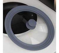 JIAMIAN Pot And Frying Pan Universal Cover, Frying Pan Anti Overflow Cover, Universal Glass Sealing Tool, Heat-Resistant Silicone Edge Sealing Accessories, Suitable For Sizes Of 28cm30cm32cm