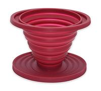 Jiaminye Camp Pour over Coffee Dripper for Camp, Reusable Silicone Coffee Filter Holder for Home Kitchen