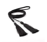 JIAMU Thin Rope Weaving Female Fashion Tie Waist Belts Women Dress Wild Small Belt Strap
